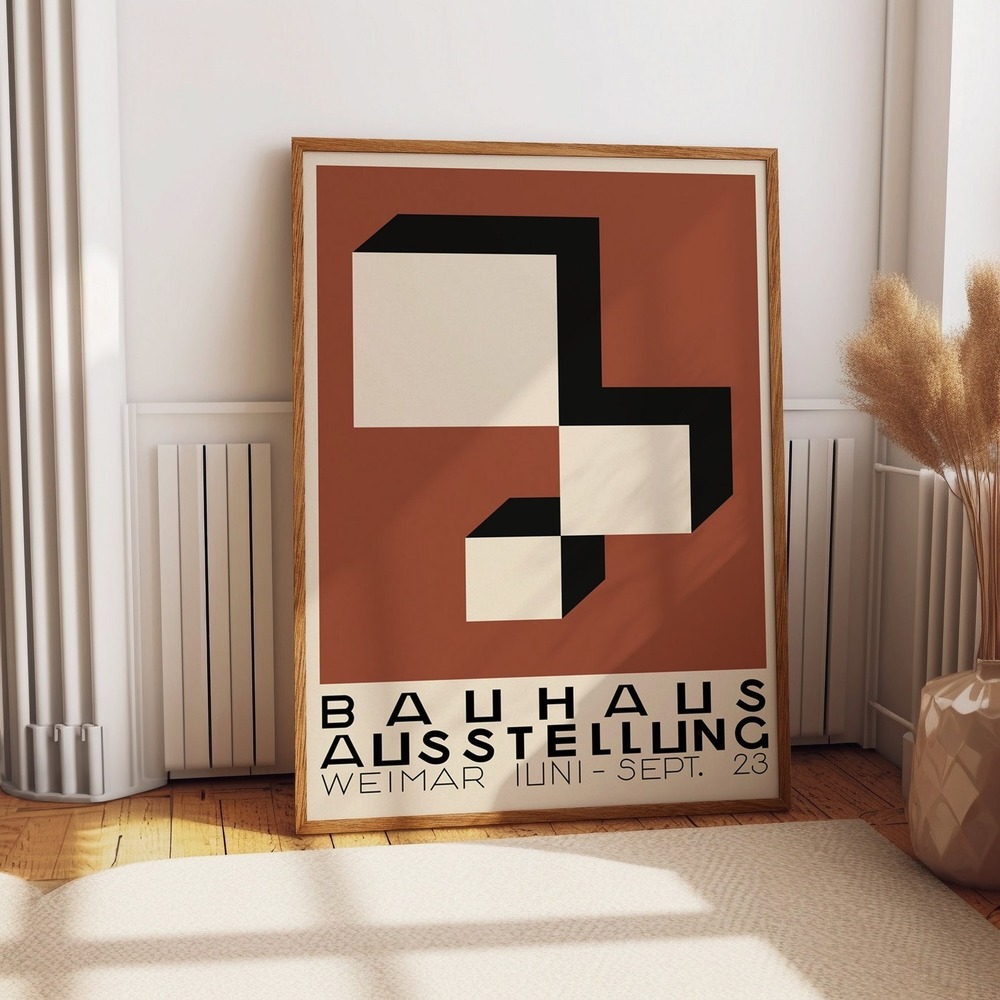 Bauhaus Exhibition Poster 1923 Bauhaus Print Bauhaus Decor
